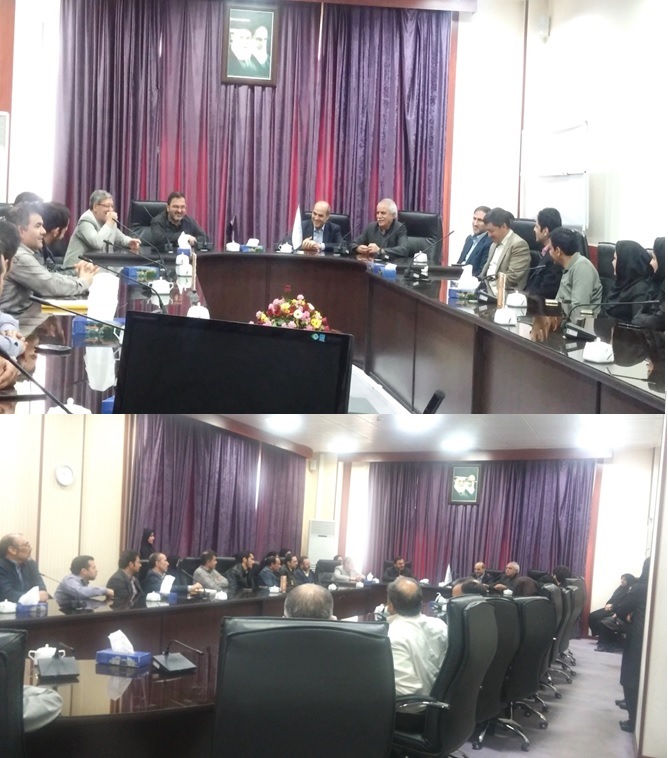 مراسم تبریک سال نو با حضور ریاست دانشگاه در معاونت غذاودارو