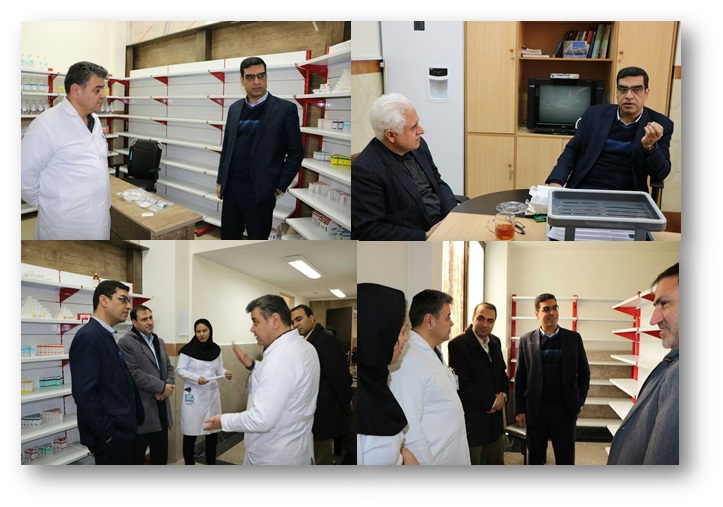 بازدید معاون غذا و دارو از بیمارستان خاتم الانبیاء