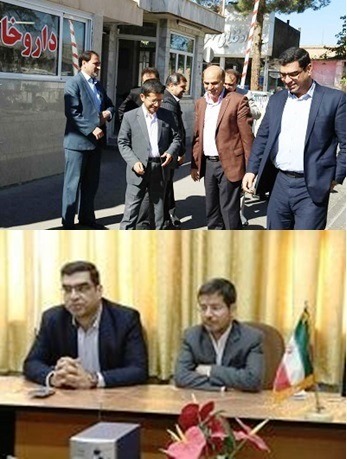 بازدید معاون غذا و دارو دانشگاه علوم پزشکی مشهد از شبکه بهداشت و درمان کاشمر