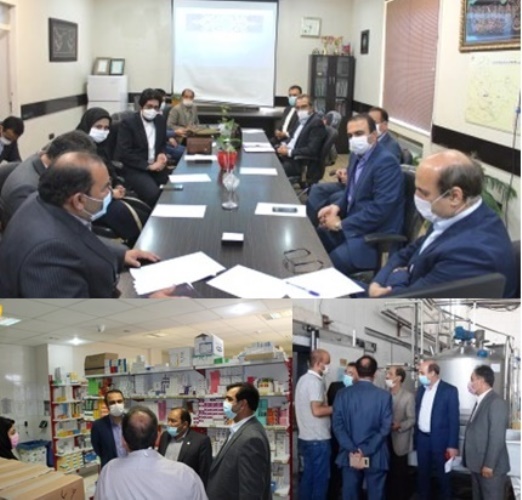 بازدید معاون غذاودارو از شبکه فریمان